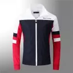 tommy hilfiger veste hiver zip 2812 blanc bleu